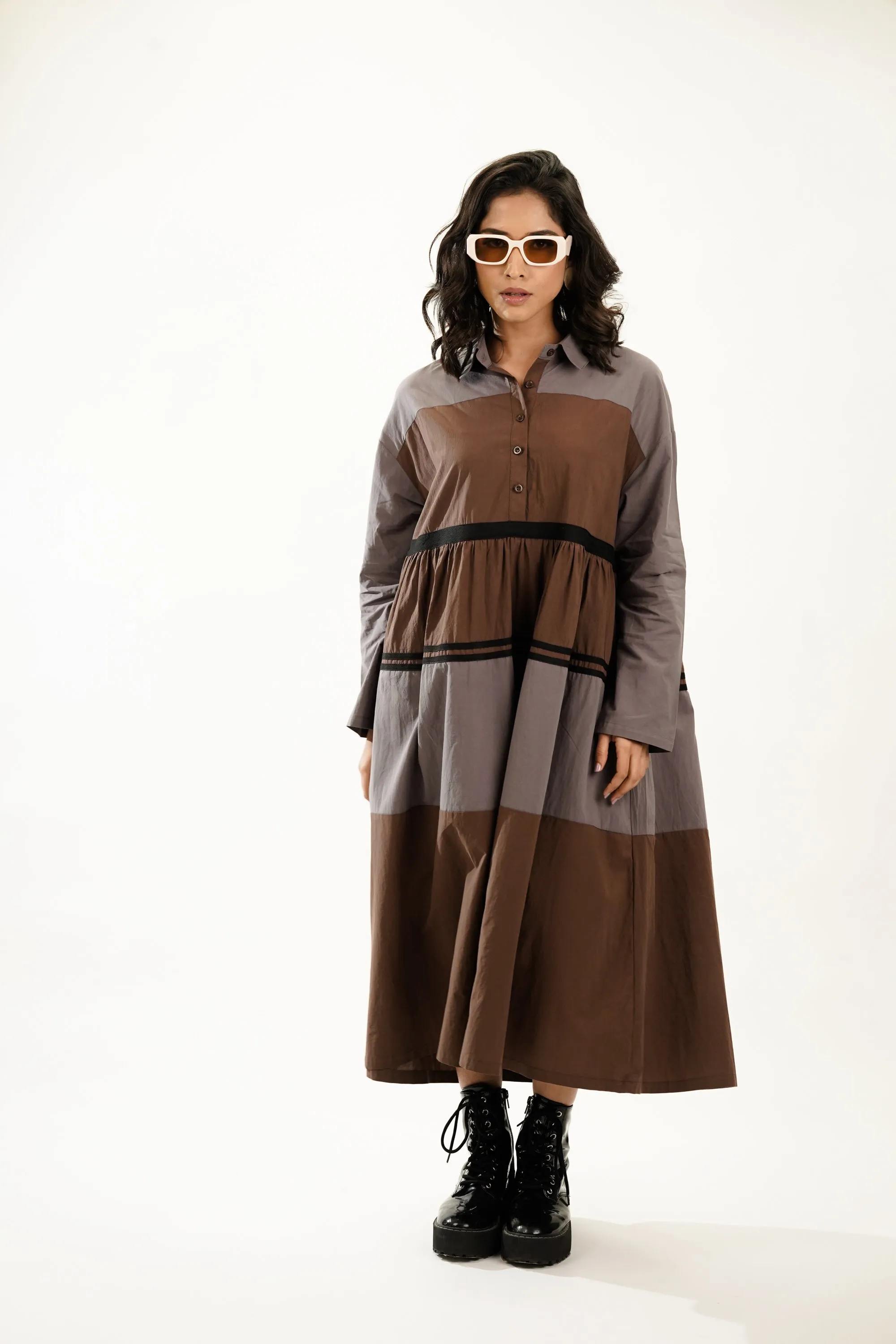 Luxe Oversized Tiered Dress
