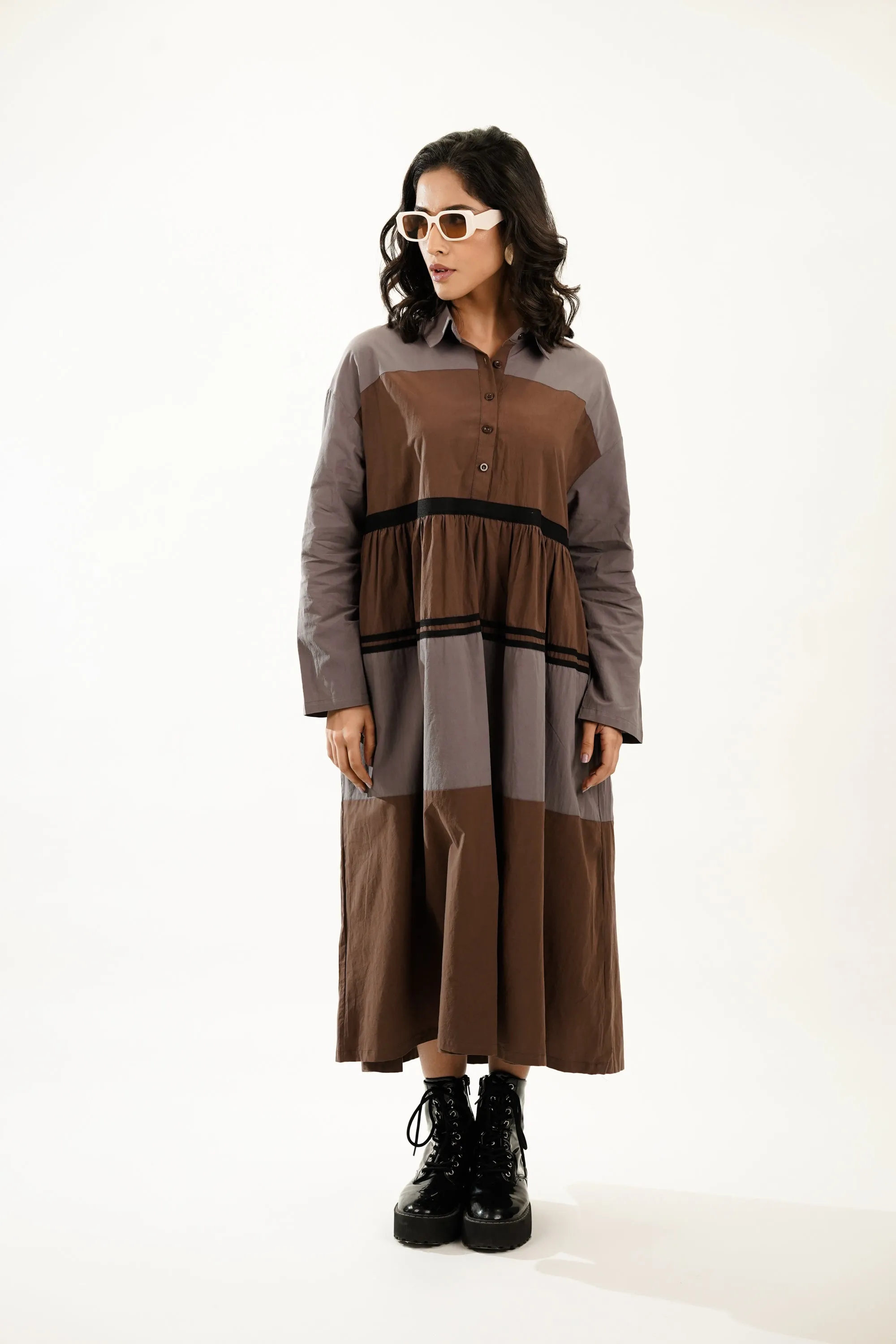 Luxe Oversized Tiered Dress