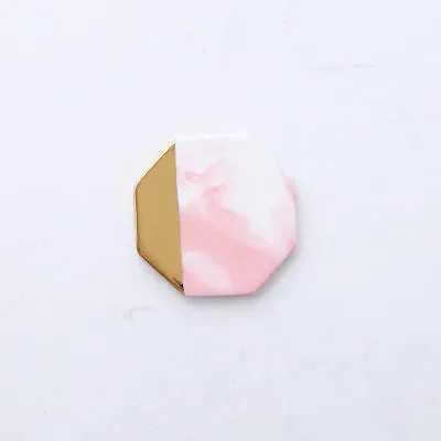 Luxury Unique Marble Ceramic Coaster