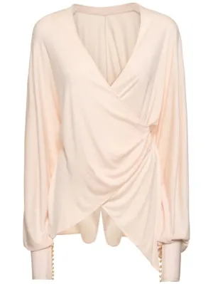 MITHRIDATE   Gathered knitted sweater 