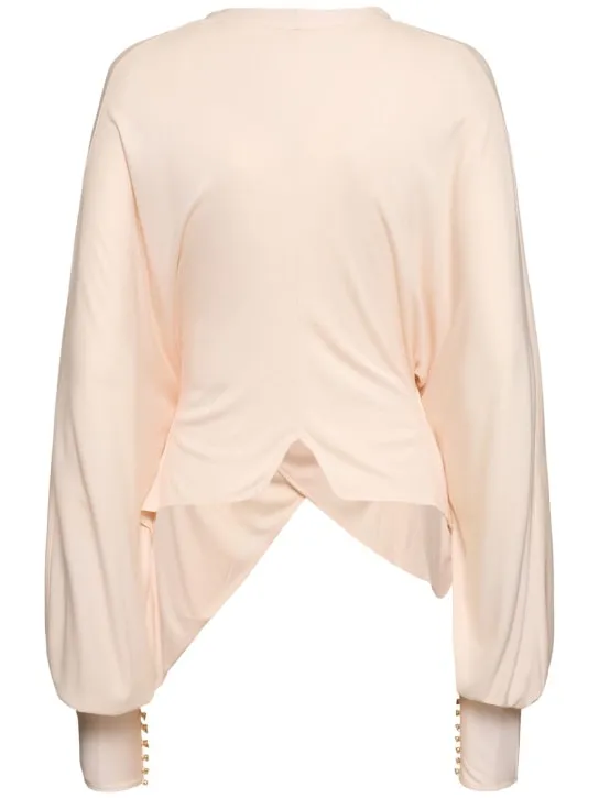 MITHRIDATE   Gathered knitted sweater 