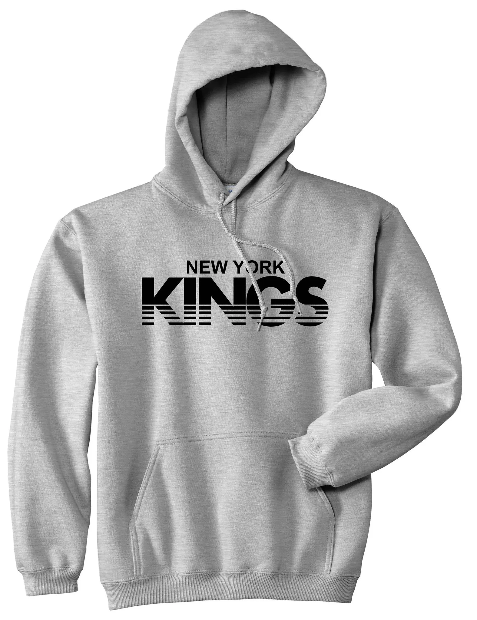 New York Kings Racing Style Pullover Hoodie Hoody