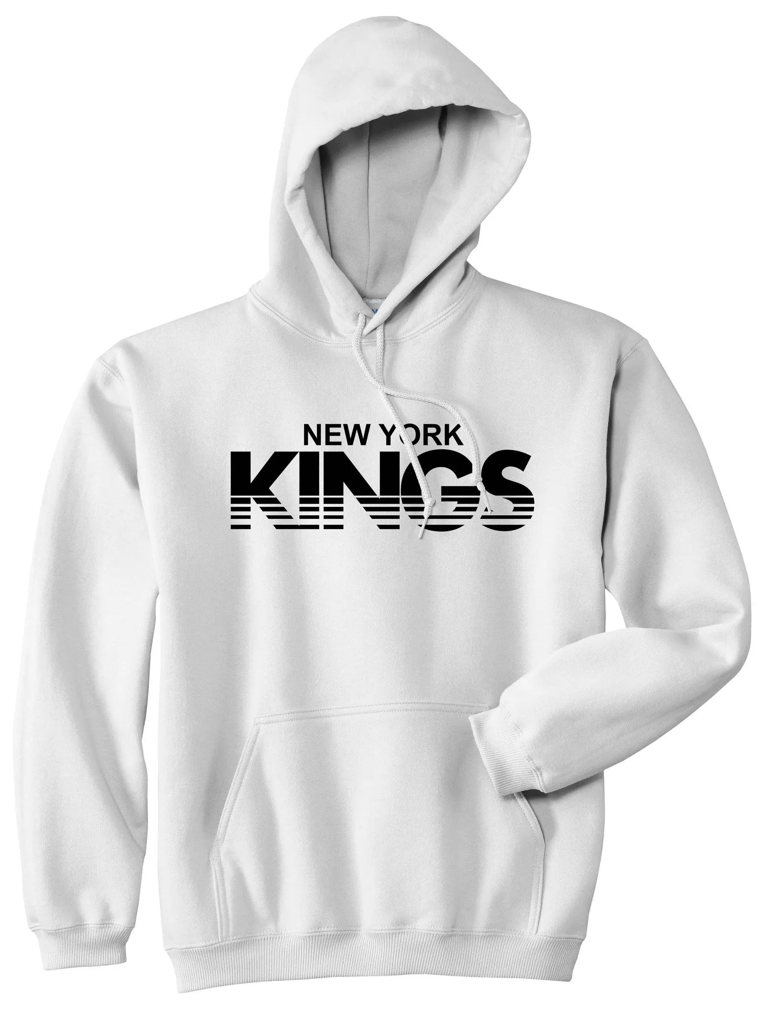 New York Kings Racing Style Pullover Hoodie Hoody