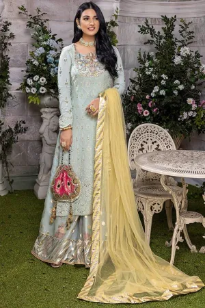 Nilofer Shahid - Aqua regalia - Khushiyon Kay Maukay Collection