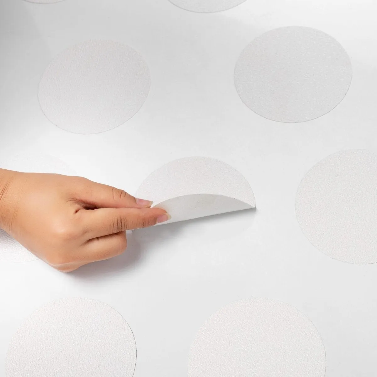 Non Slip Bath & Shower Stickers – 10x Large White Discs