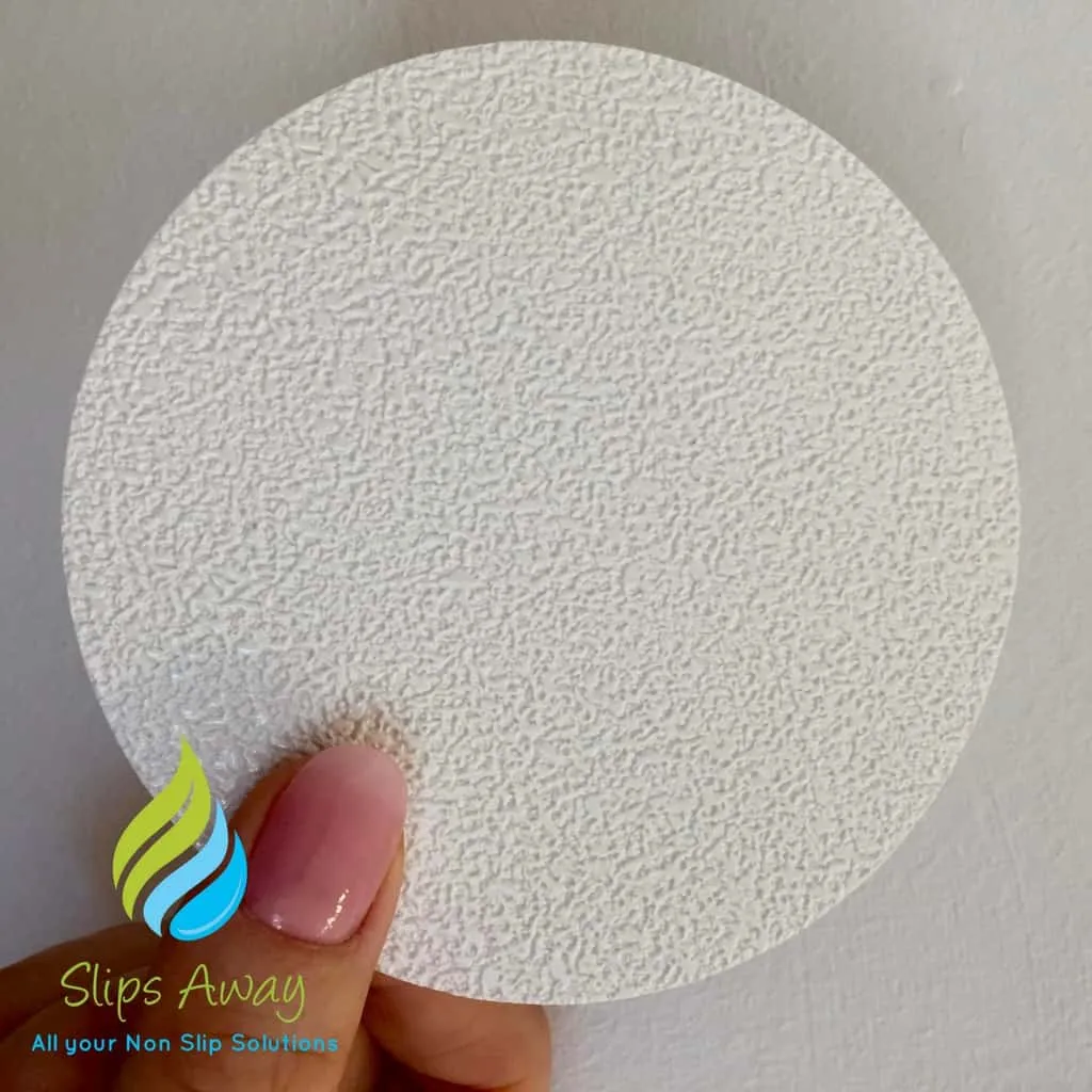 Non Slip Bath & Shower Stickers – 10x Large White Discs