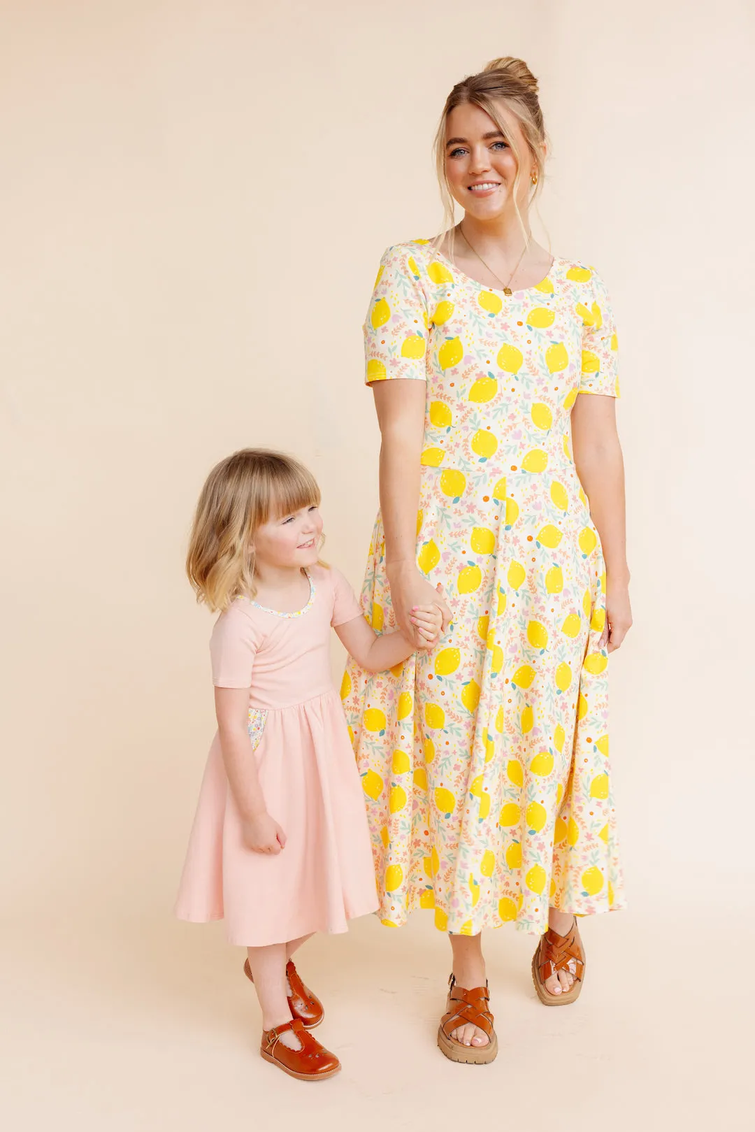 Organic Knit Ballet Dress (Women) - Lemon (FINAL SALE)