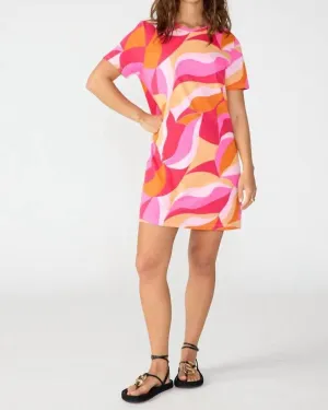 Reveal T-Shirt Dress In Solar Kiss | Solar Kiss
