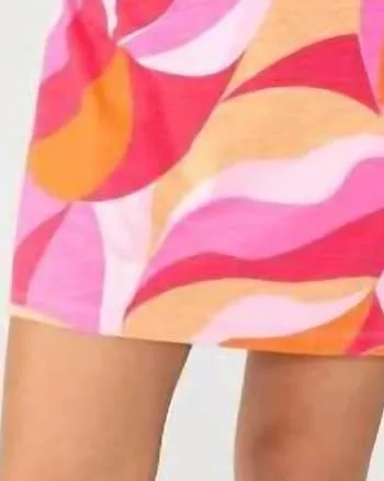 Reveal T-Shirt Dress In Solar Kiss | Solar Kiss