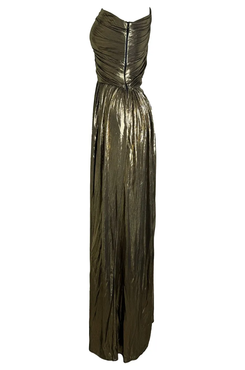 SANTORINI DRESS GOLD LUMINOUS