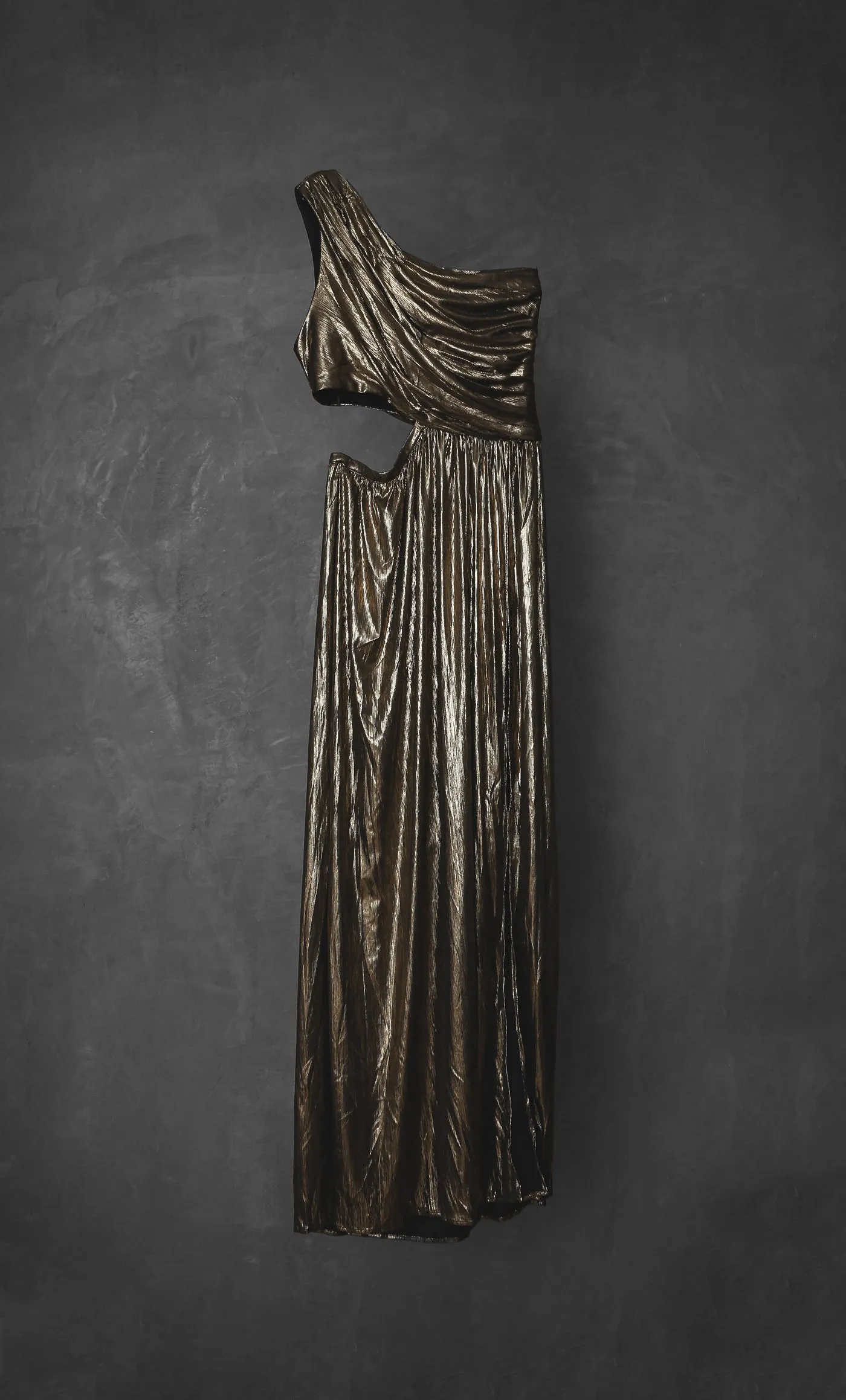 SANTORINI DRESS GOLD LUMINOUS