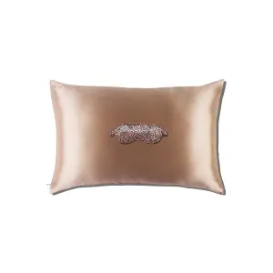 Slip Beauty Sleep Gift Set - Rose Gold Pillowcase   Rose Leopard Sleep Mask