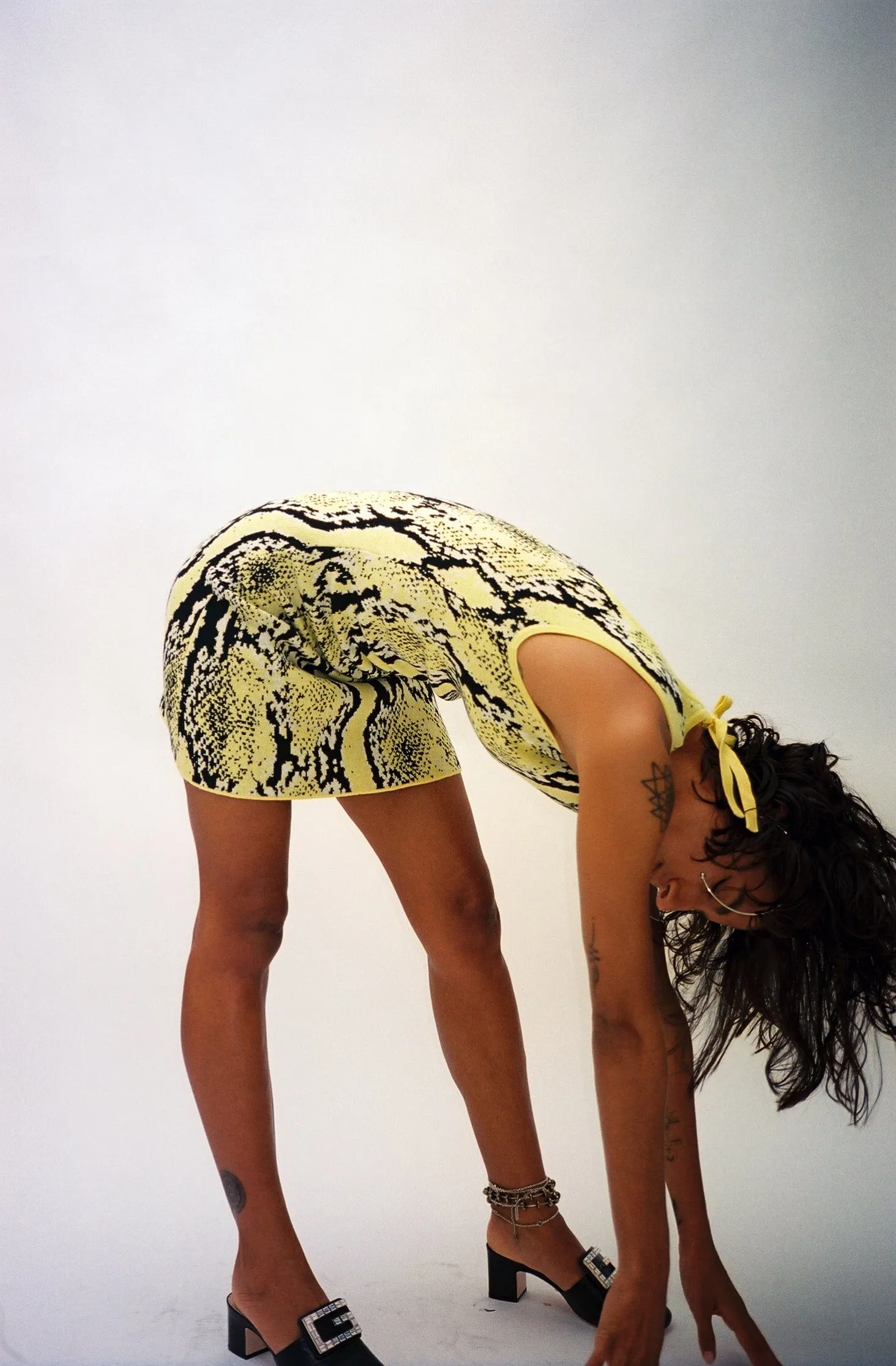 Snake Mini Dress