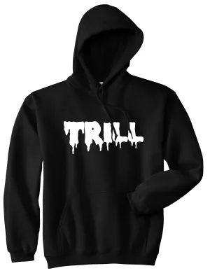 Trill Blood Drip Font Boys Kids Pullover Hoodie Hoody