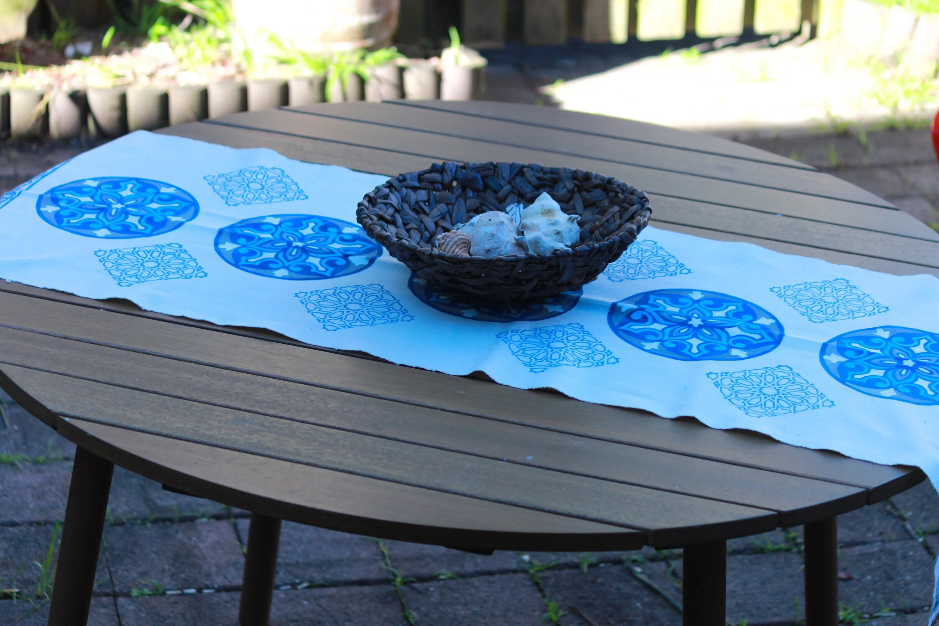 Unique Block Printed Table Runner