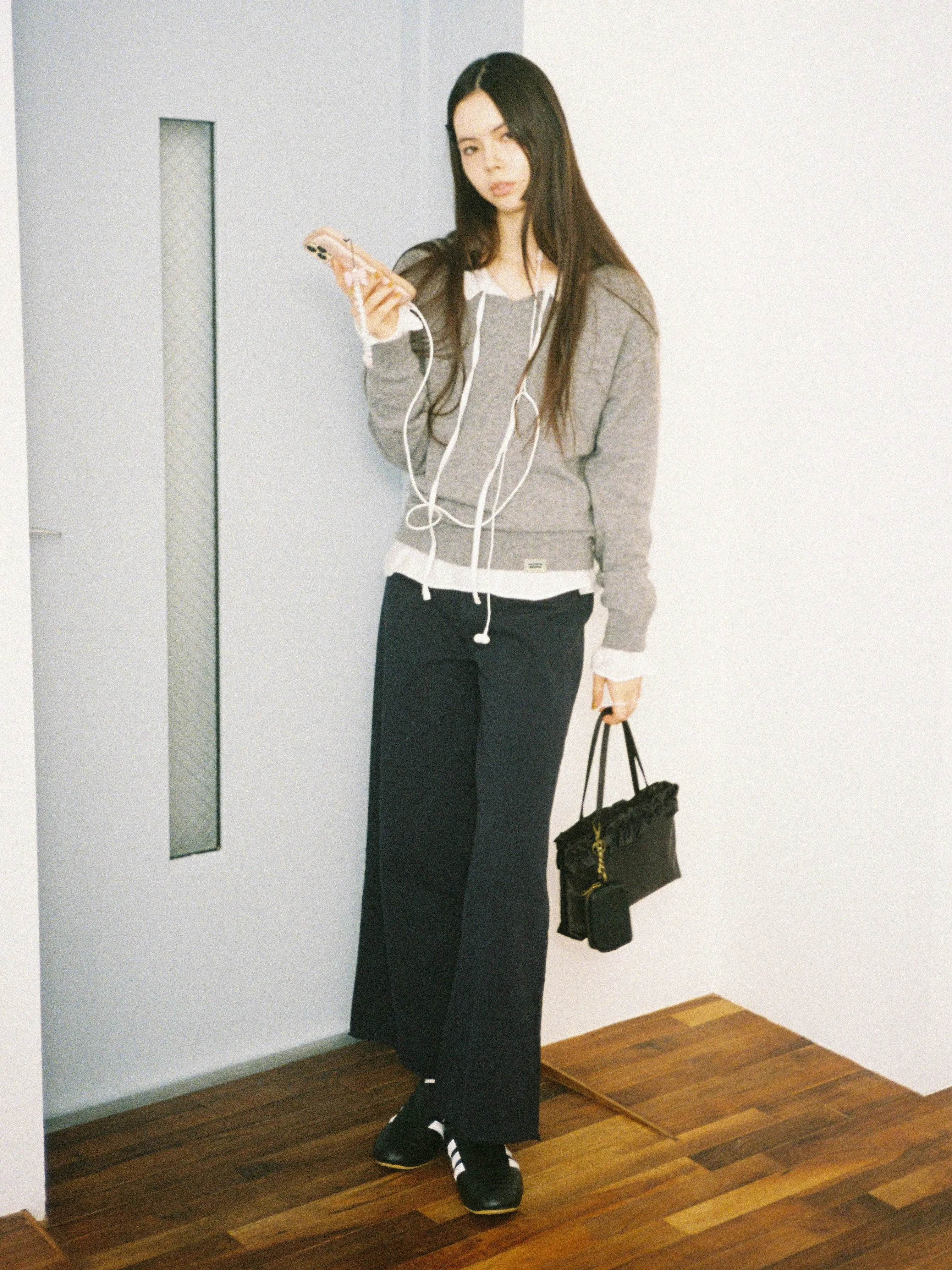 V-Neck Knit Top