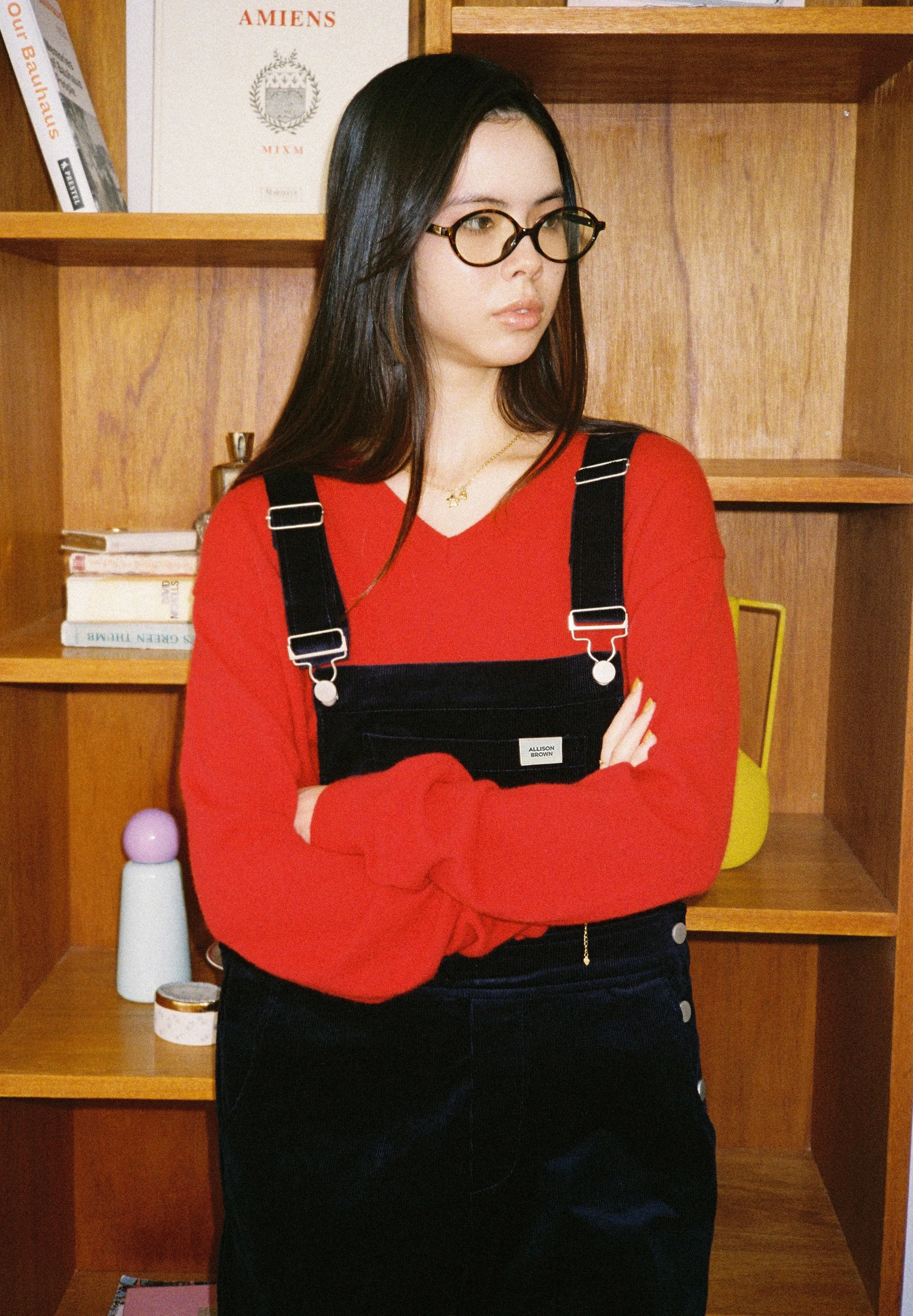 V-Neck Knit Top