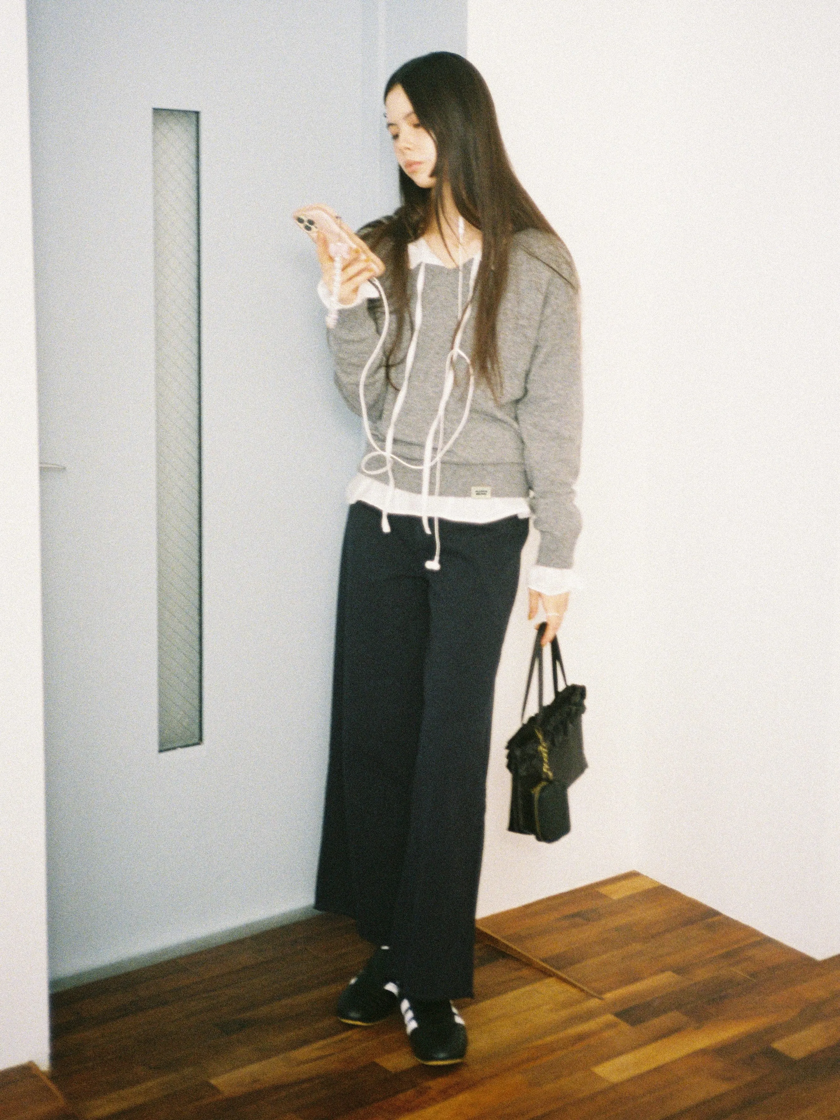 V-Neck Knit Top