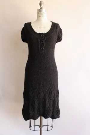 Vertigo Paris dress, black sweater dress, size L