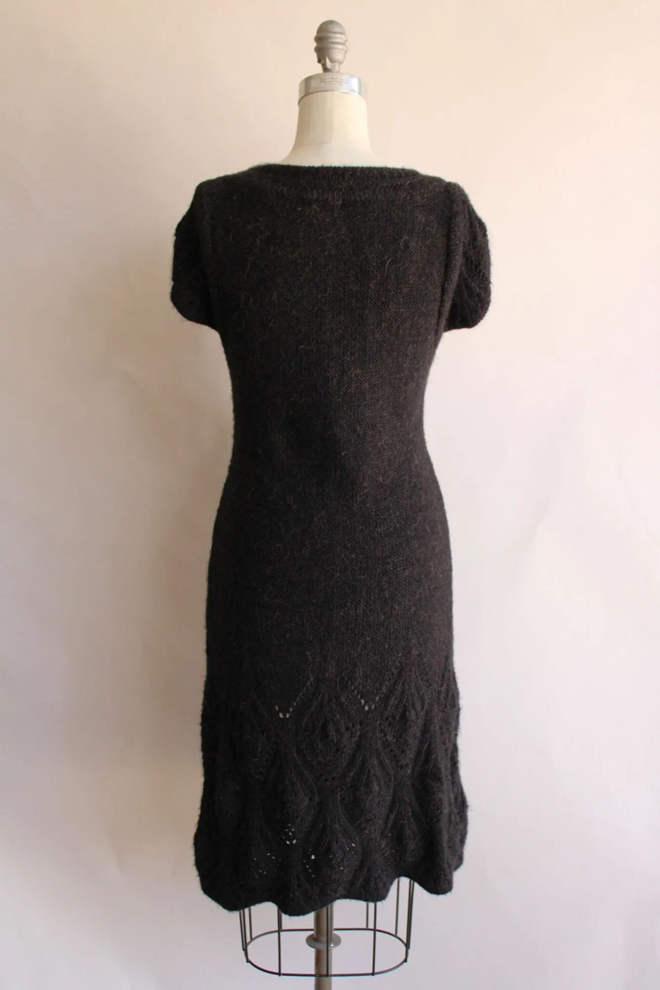 Vertigo Paris dress, black sweater dress, size L