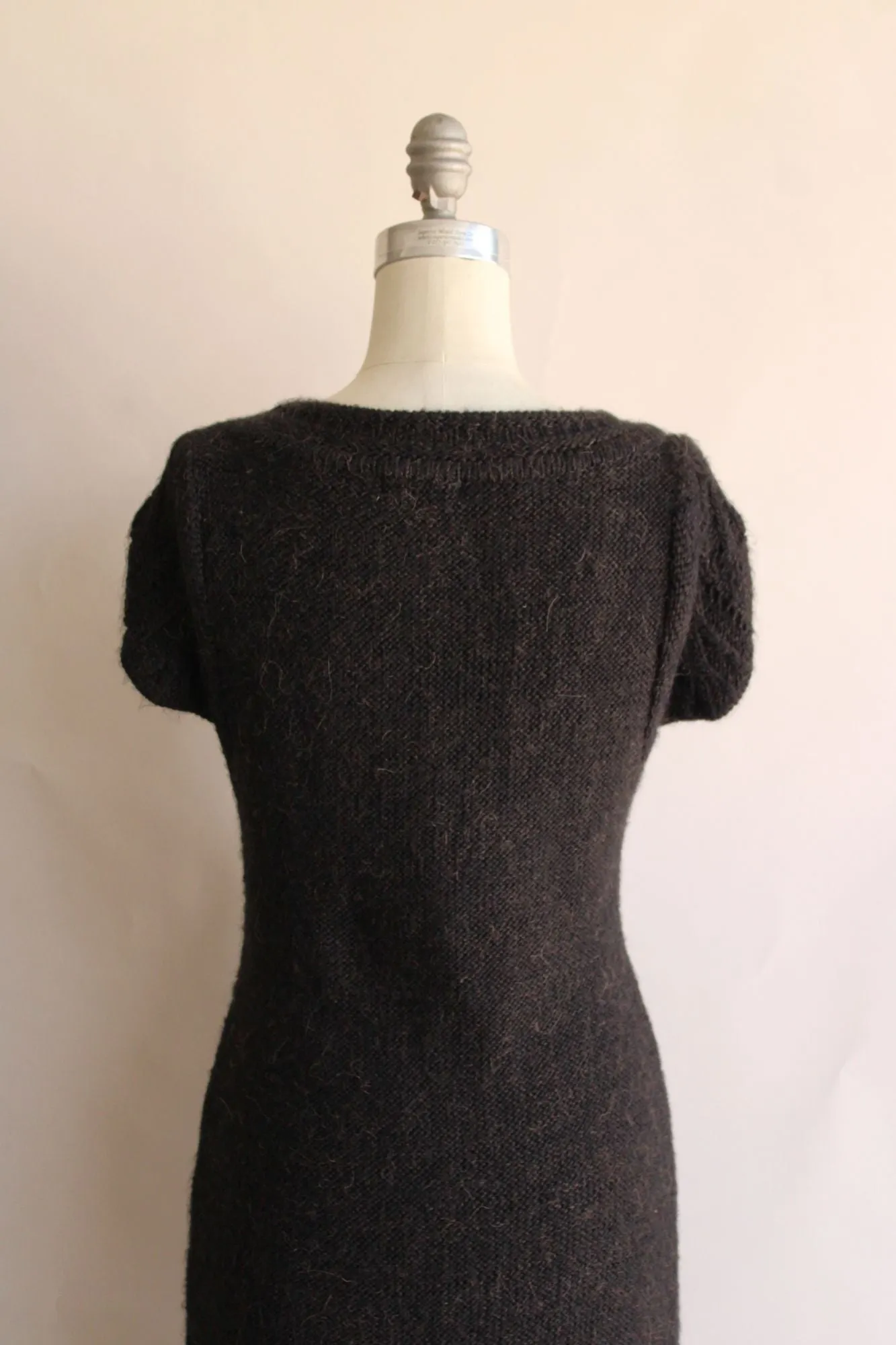 Vertigo Paris dress, black sweater dress, size L