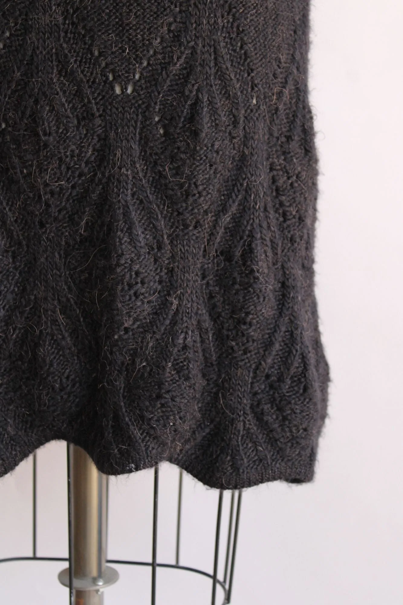 Vertigo Paris dress, black sweater dress, size L