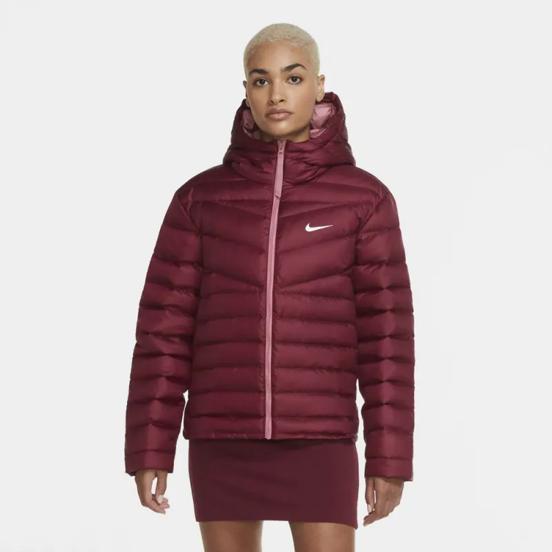 Veste Windrunner Femme Nike - Betterave foncé/Baie du désert/Blanc