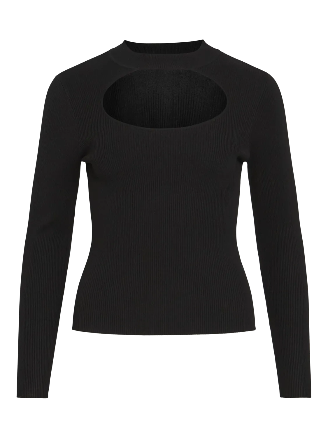 VINELLY Knit Top - Black