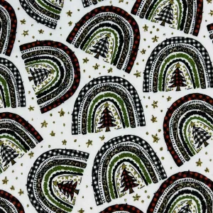 White Tree Arches BUTTER SOFT Christmas Print Jersey - SKU 6651A