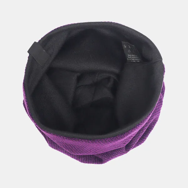 Women Jersey Oversized Slouch Beanie Hats B305