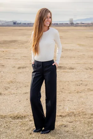 Women's Dress Pants Black